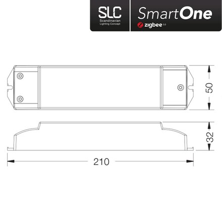 SLC SmartOne Driver 24V Mono 50W Zigbee /PushDim IP20