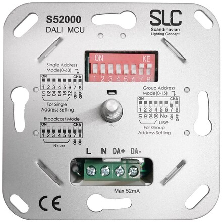 SLC stmívač MCU Wall dimmer DALI IP20