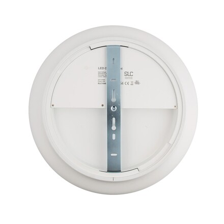 SLC LED stropní svítidlo Pluto pr.400 bílé 2140lm 2700K Ra80 stmívatelné IP54 OP