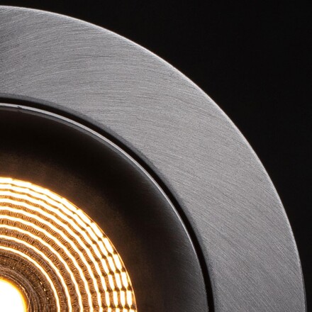 SLC vestavné LED svítidlo One360 8 W 220-240 V 2700 K DALI stmívatelné IP44 36° Ra90 hliník