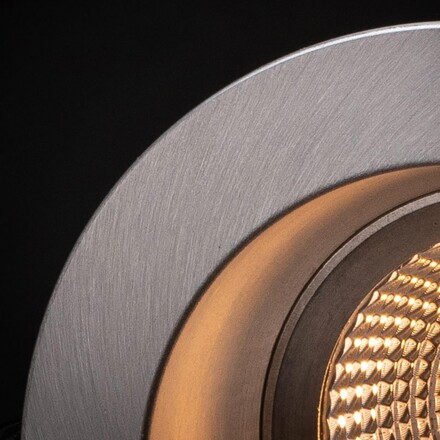 SLC vestavné LED svítidlo OneSoft 8 W 220-240 V 2700 K DALI stmívatelné IP54 36° Ra90 hliník