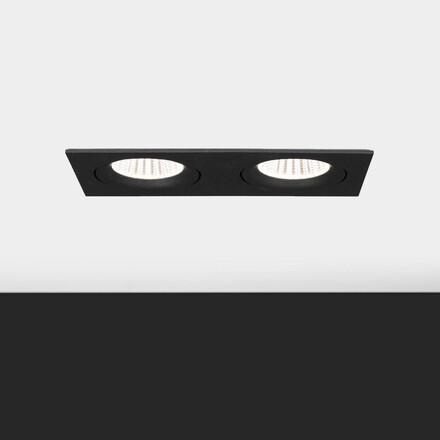 Svítidlo SLC DL04 SQUARE X2 R83X2 BL TED 927 IP54 36d