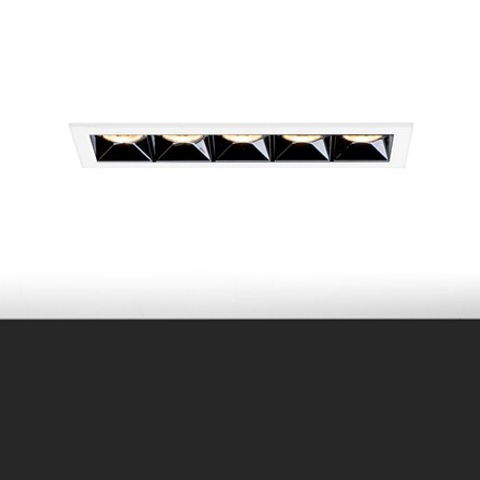 SLC vestavné LED svítidlo PIXEL X5 13 W 220-240 V 3000 K stmívatelné 36° Ra90 bílé