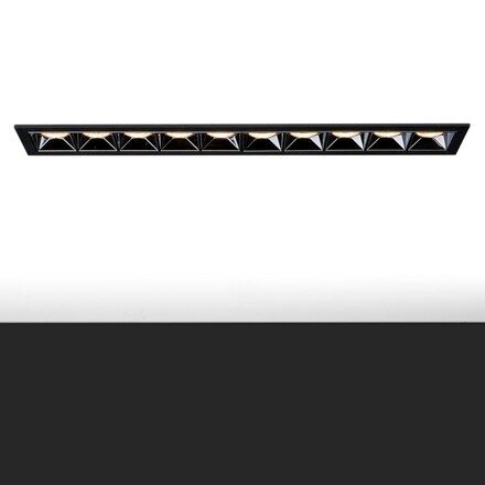 SLC vestavné LED svítidlo PIXEL 10x 25 W 220-240 V 2700 K stmívatelné 36° Ra90 černé