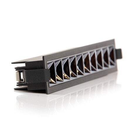 SLC vestavné LED svítidlo PIXEL 10x 25 W 220-240 V 3000 K stmívatelné 36° Ra90 černé