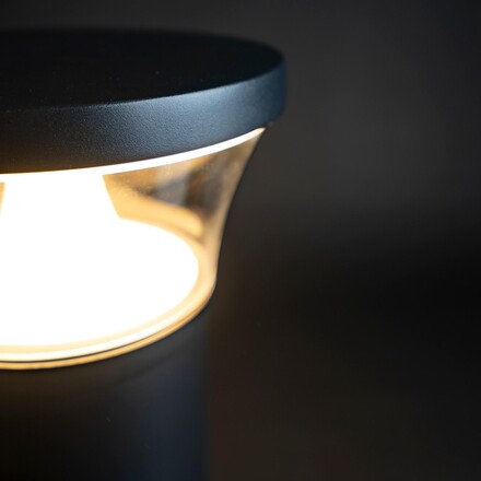 SLC LED venkovní sloupkové svítidlo Faro 975mm Bollard černé 2323lm 2700/3200/4000K Ra80 nastavitelná intenzita IP66 360