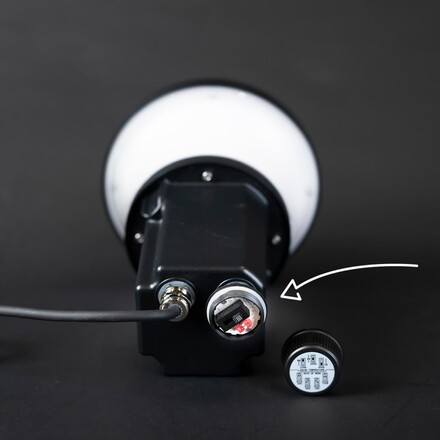 SLC LED venkovní sloupkové svítidlo Faro 975mm Bollard černé 1126lm 2700/3200/4000K Ra80 nastavitelná intenzita IP66 180