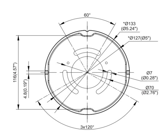 SLC LED venkovní sloupkové svítidlo Faro 475mm Bollard černé 2323lm 2700/3200/4000K Ra80 nastavitelná intenzita IP66 360