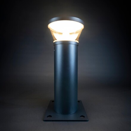SLC LED hlava Faro Bollard černá 2322lm 2700/3200/4000K Ra80 nastavitelná intenzita IP66 360