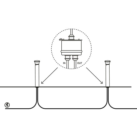 SLC box pro průchozí zapojení pro svítidlo Faro/Obelix