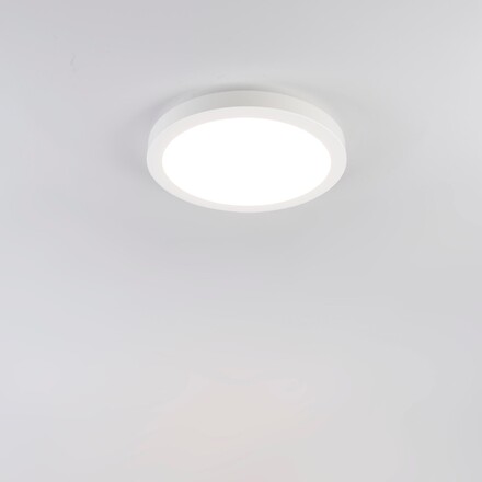 SLC stropní LED svítidlo Space 235 mm bílé 1710lm 2700/3200/4000K stmívatelné IP20 opál