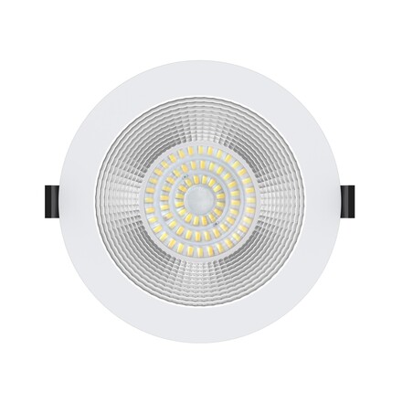 SLC vestavné LED svítidlo Shift pr.160-170 mm bílé 1900lm 3000/4000K Ra80 bez driveru IP54/IP40 UGR19