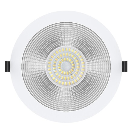 SLC vestavné LED svítidlo Shift pr.200-210 mm bílé 2400lm 3000/4000K Ra80 bez driveru IP54/IP40 UGR19