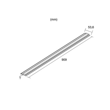SLC LED svítidlo Click 1120 Uplight modul černý 1188-1296lm 3000/4000K Ra80 DALI IP20