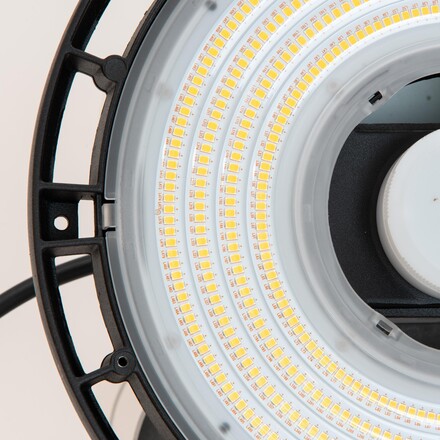 SLC LED průmyslové highbay svítidlo Vector černé 18877lm 4000K Ra80 IP65 120°