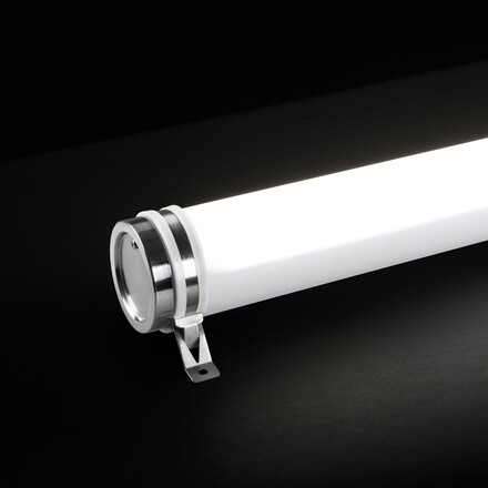 SLC LED průmyslové svítidlo Lava pr.84 bílé 7500lm 4000K Ra80 IP69K UGR19