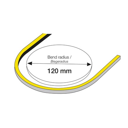 SLC LED pásek Neon Flex 230V Side 1-50m 8W/m 266lm/m 3000K Ra80 stmívatelný IP65 1m