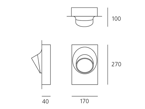 Artemide venkovní vestavné svítidlo Ciclope Recessed 6,5 W 220-240 V 3000K rez