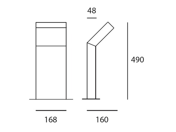 Artemide venkovní LED svítidlo Chilone Up Floor 14 W 220-240 V 3000K antracit
