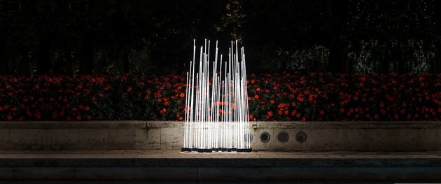 Artemide venkovní LED svítidlo Reeds IP68 Triple 23 W 24 V 3000K