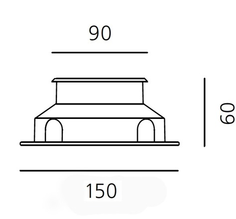 Artemide venkovní LED svítidlo Ego 90 Flat 3,2 W 3000K čtvercové