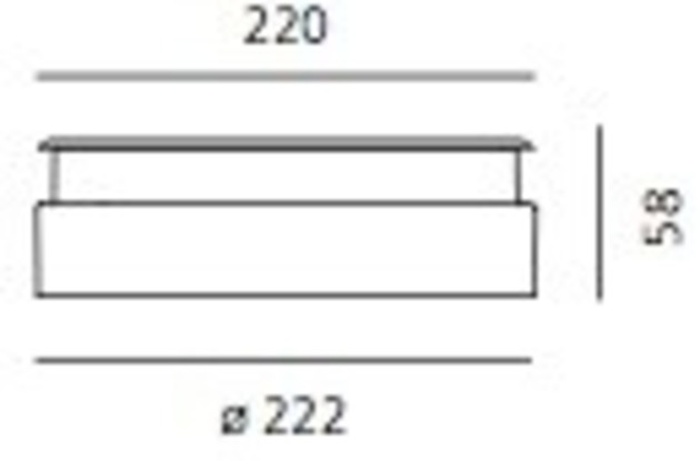 Artemide venkovní LED svítidlo Ego 220 Flat 14 W 3000K čtvercové