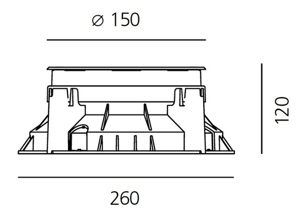 Artemide venkovní LED svítidlo Ego 150 Square 8 W 3000K zapuštěné