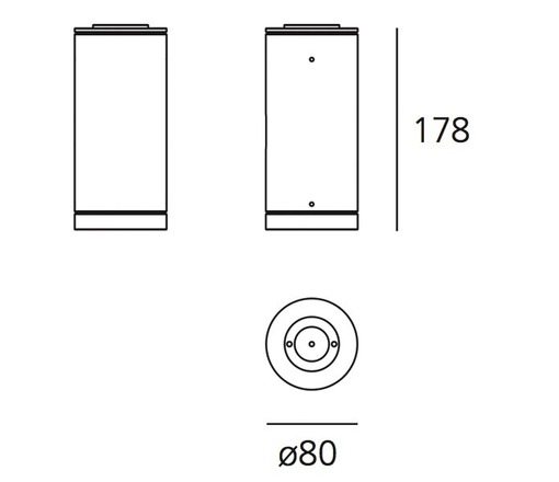 Artemide stropní svítidlo Calumet 8 4 W 220-240 V 3000K 25°