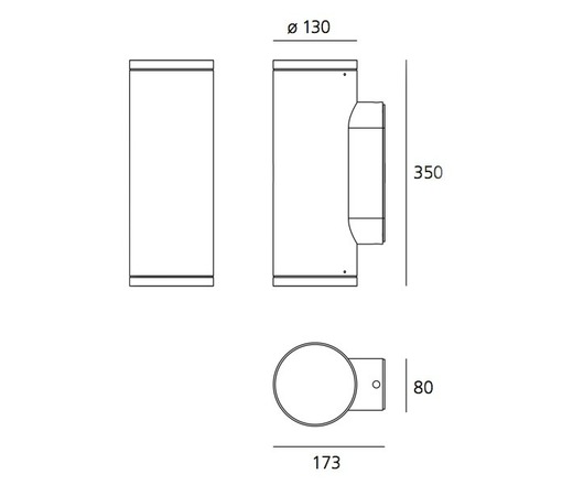 Artemide nástěnné svítidlo Calumet 13 7,5 W 220-240 V 3000K 9°