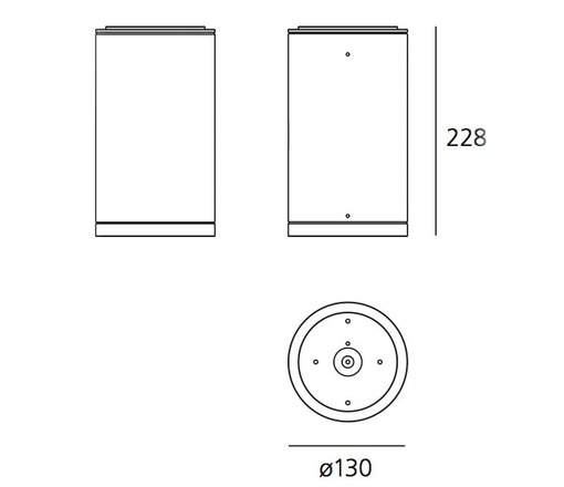 Artemide venkovní LED svítidlo Calumet 7,5 W 220-240 V 3000K