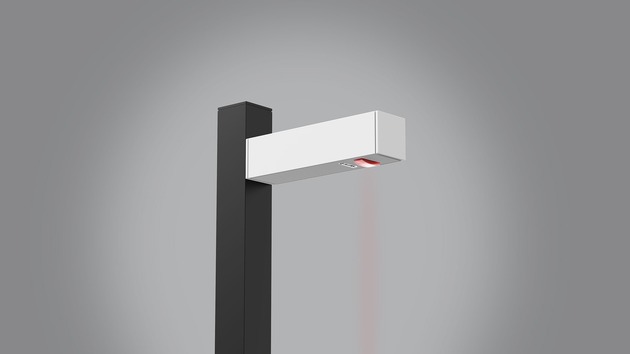 Artemide venkovní svítidlo Walking Head Pole 10 W 3000K asymetrický paprsek
