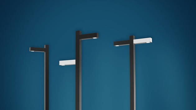 Artemide venkovní svítidlo Walking Head Pole Light Blade 4 W červené
