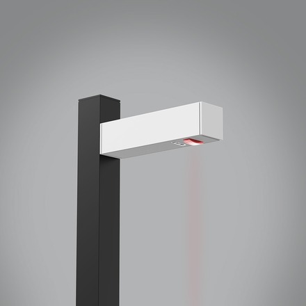 Artemide venkovní svítidlo Walking Head Pole Light Blade 4 W modré