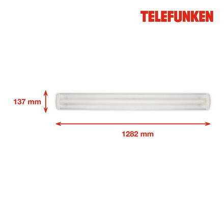 BRILONER TELEFUNKEN LED stropní svítidlo 128,2 cm 30W 3680lm bílé TF 202406TF