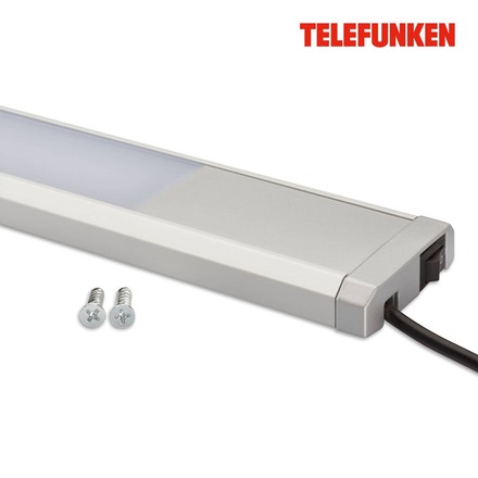 BRILONER TELEFUNKEN LED skříňkové svítidlo 31,5 cm 4W 460lm stříbrná TF 203704TF