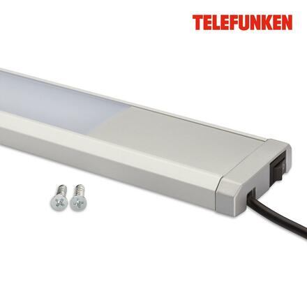 BRILONER TELEFUNKEN LED skříňkové svítidlo 87,5 cm 14W 1600lm stříbrná TF 203904TF