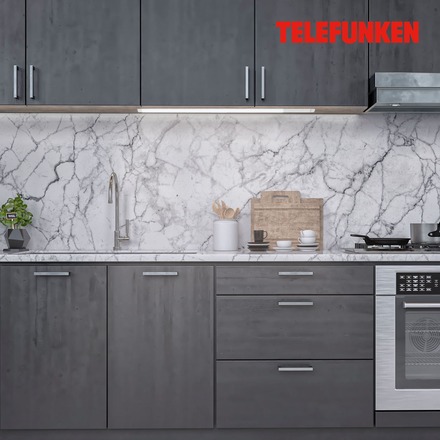 BRILONER TELEFUNKEN LED skříňkové svítidlo 87,5 cm 14W 1600lm stříbrná TF 203904TF