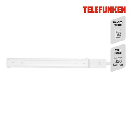 BRILONER TELEFUNKEN LED skříňkové svítidlo 60 cm 10W 820lm bílé TF 204106TF