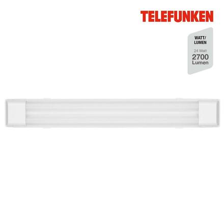 BRILONER TELEFUNKEN LED skříňkové svítidlo 60 cm 1x24W 2700lm bílé TF 204706TF