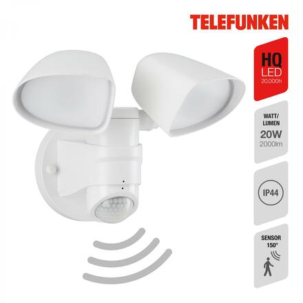 BRILONER TELEFUNKEN LED venkovní svítidlo 25,8 cm 2x10W 1000lm bílé TF 304606TF