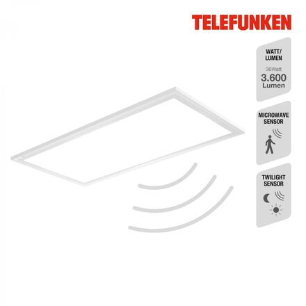 BRILONER TELEFUNKEN svítidlo LED panel 59,5 cm 36W 3900lm bílé TF 308706TF