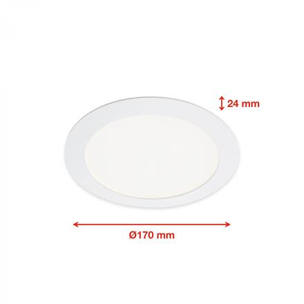 TELEFUNKEN LED Smart vestavné svítidlo pr. 17 cm 12W 1200lm bílé 309406TF