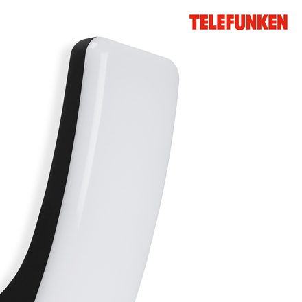 BRILONER TELEFUNKEN LED venkovní svítidlo 26,3 cm 15W 1800lm černá TF 311605TF