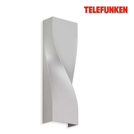 BRILONER TELEFUNKEN LED venkovní svítidlo 26 cm 2x5,5W 530lm stříbrná TF 312704TF