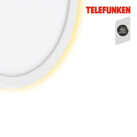 BRILONER TELEFUNKEN LED venkovní nástěnné svítidlo pr. 28 cm 15W 2000lm bílé TF 313406TF