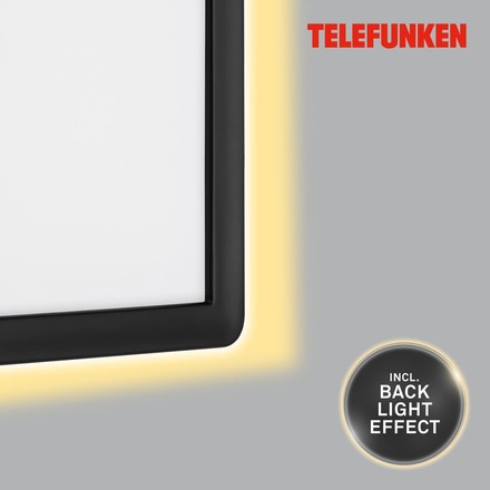 BRILONER TELEFUNKEN LED venkovní svítidlo 28 cm 16W 2000lm černá TF 313605TF