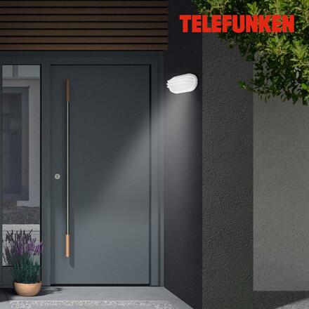 BRILONER TELEFUNKEN LED venkovní svítidlo 24 cm 12W 1200lm bílé TF 315606TF