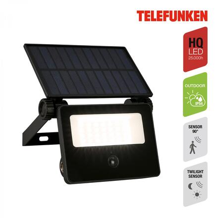 BRILONER TELEFUNKEN LED bodové svítidlo solární, pohybové čidlo, soumrakový senzor 322605TF