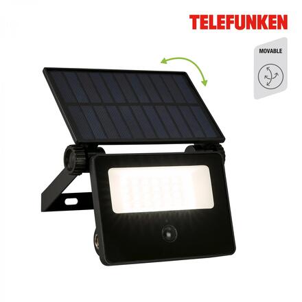 BRILONER TELEFUNKEN LED bodové svítidlo solární, pohybové čidlo, soumrakový senzor 322605TF