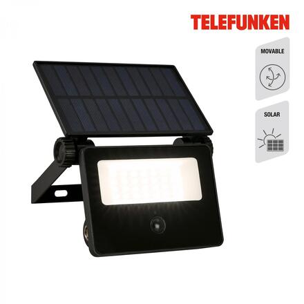 BRILONER TELEFUNKEN LED bodové svítidlo solární, pohybové čidlo, soumrakový senzor 322605TF